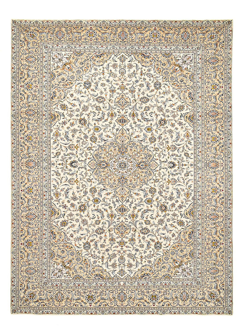 Persisk tæppe - Keshan - 405 x 290 cm - sand