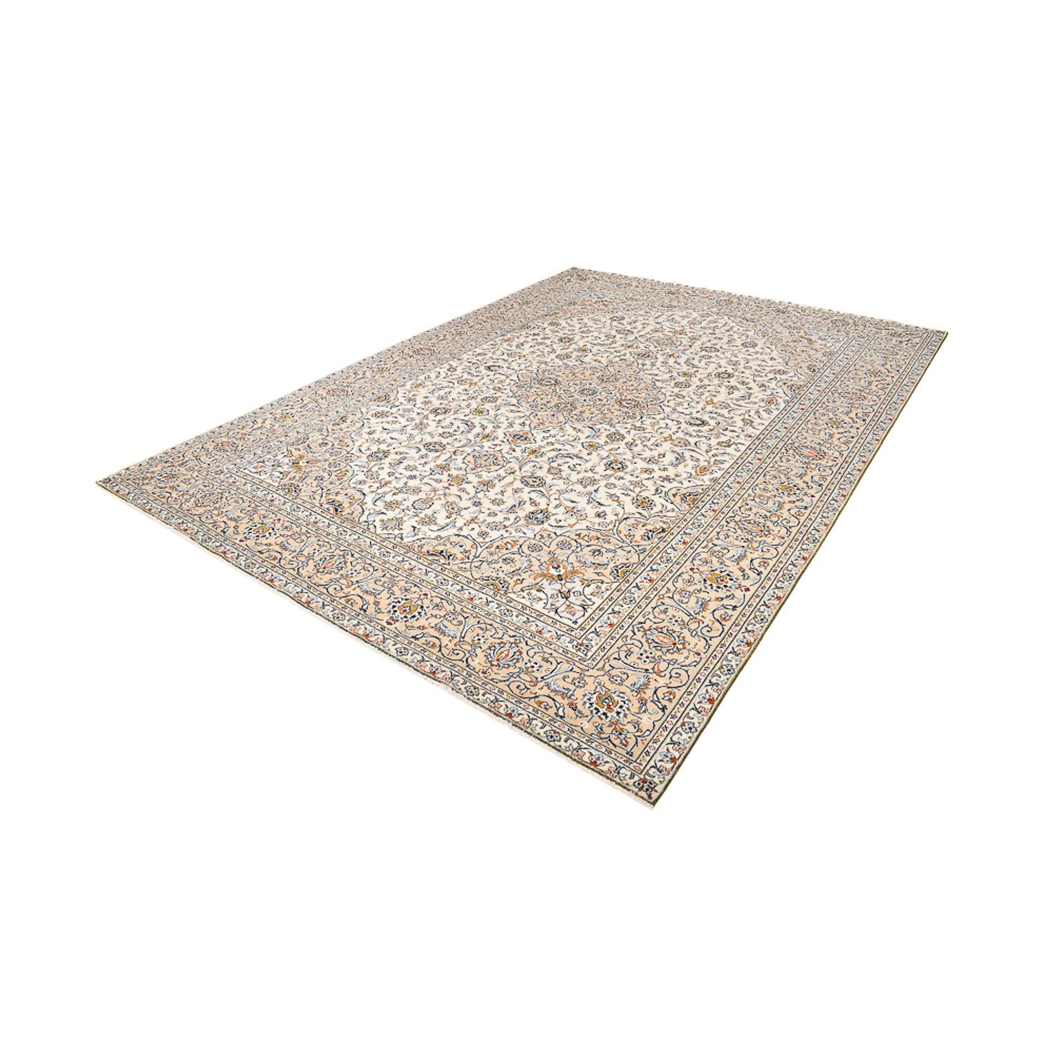 Persisk tæppe - Keshan - 405 x 290 cm - sand