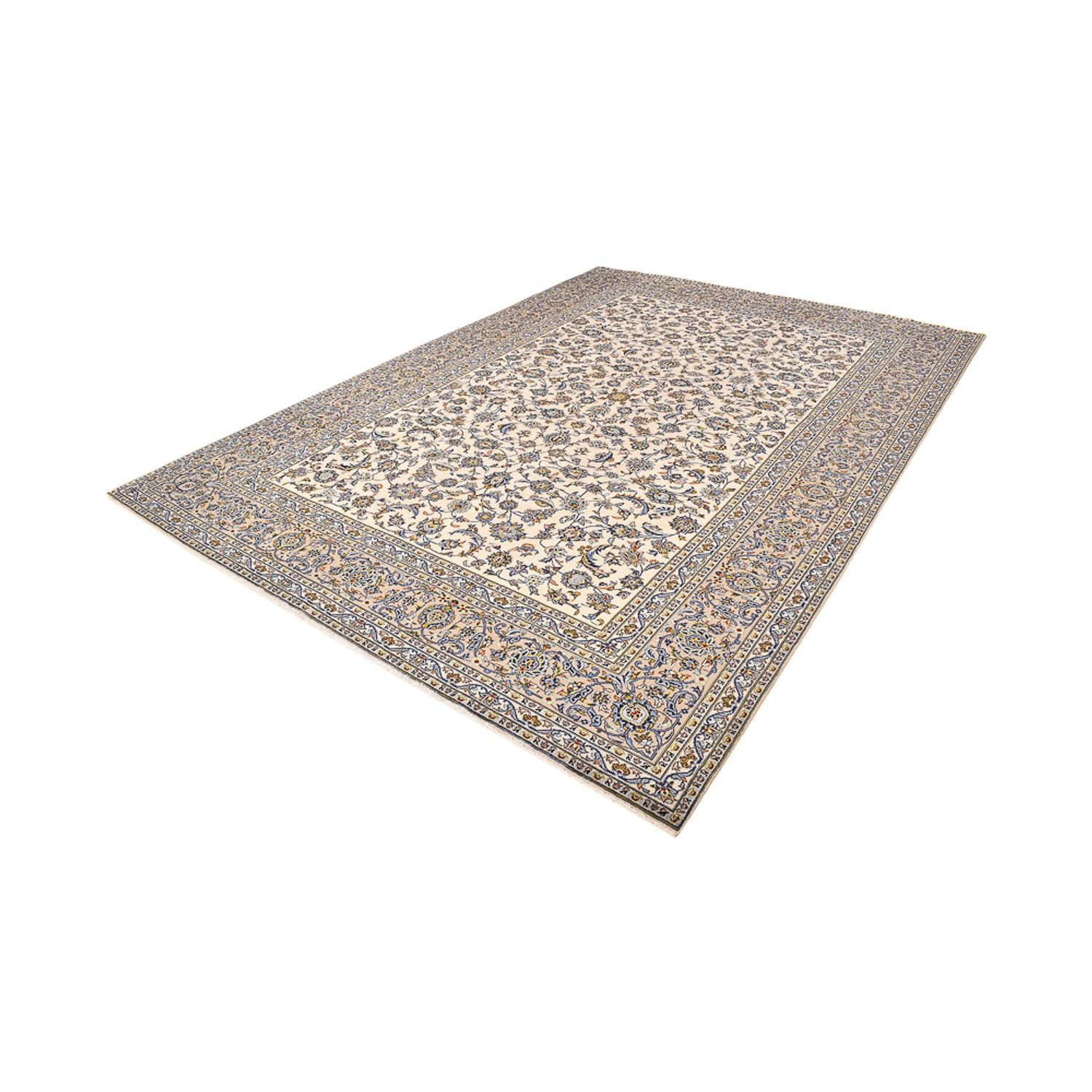 Persisk tæppe - Keshan - 400 x 280 cm - sand