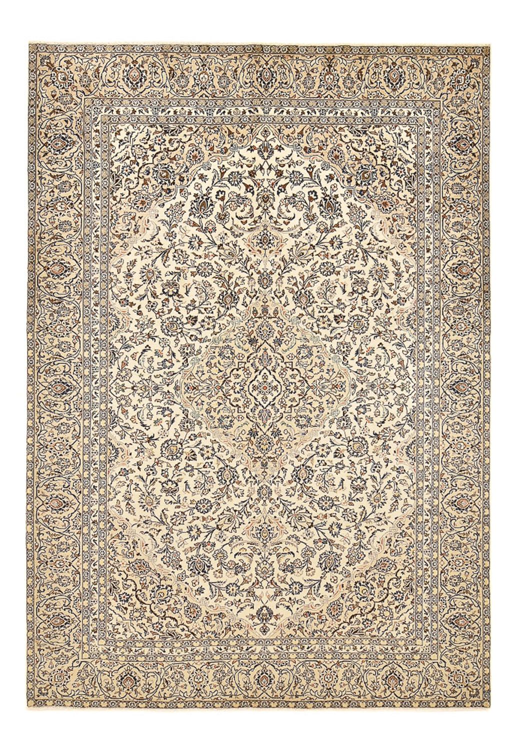 Persisk tæppe - Keshan - 335 x 229 cm - sand