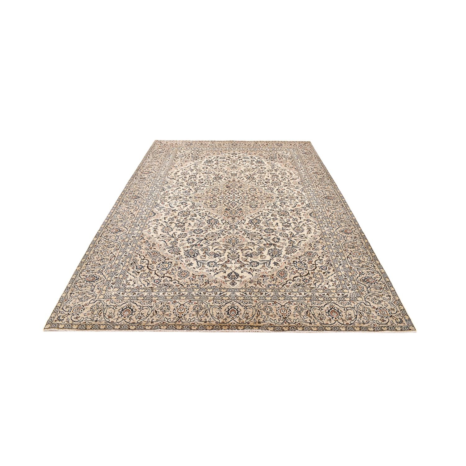 Persisk tæppe - Keshan - 335 x 229 cm - sand