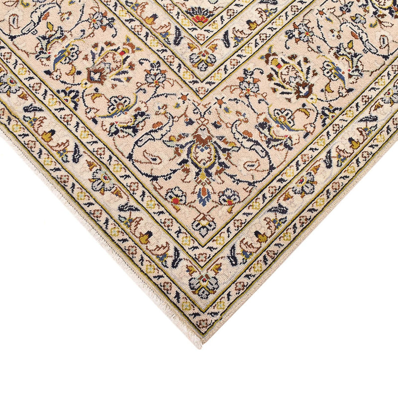 Persisk tæppe - Keshan - 342 x 245 cm - lys beige