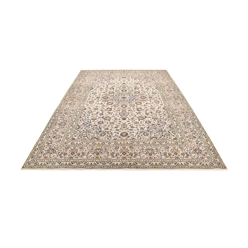 Persisk tæppe - Keshan - 342 x 245 cm - lys beige