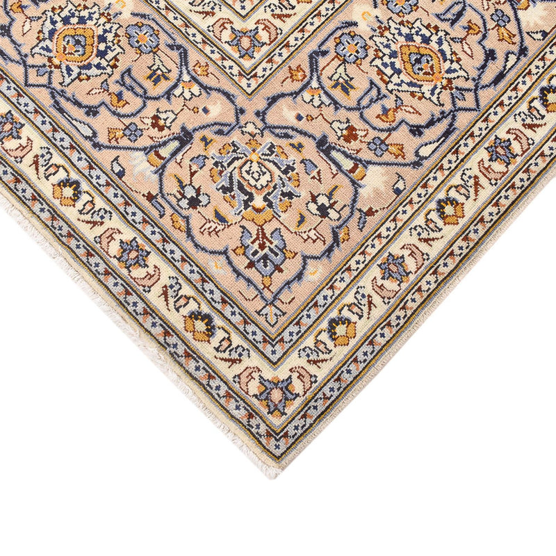 Persisk tæppe - Keshan - 380 x 271 cm - lys beige
