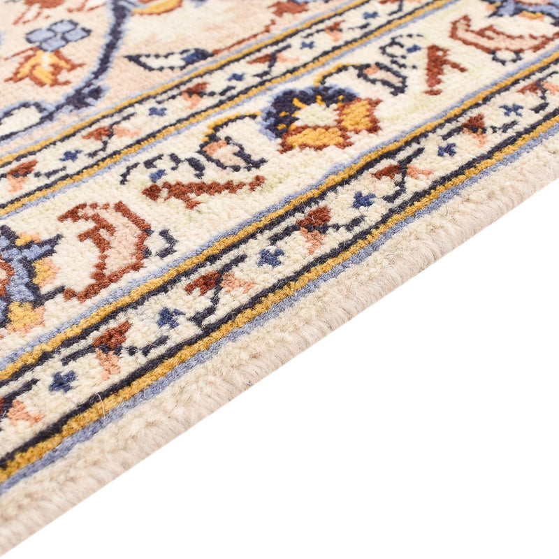 Persisk tæppe - Keshan - 380 x 271 cm - lys beige