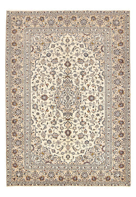 Persisk tæppe - Keshan - 310 x 215 cm - lys beige
