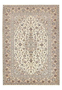 Persisk tæppe - Keshan - 310 x 215 cm - lys beige