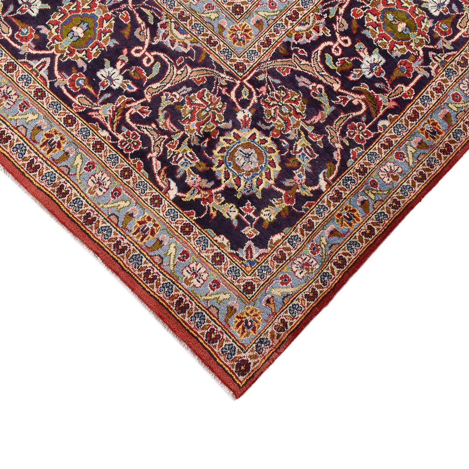 Persisk tæppe - Keshan - 426 x 311 cm - rød
