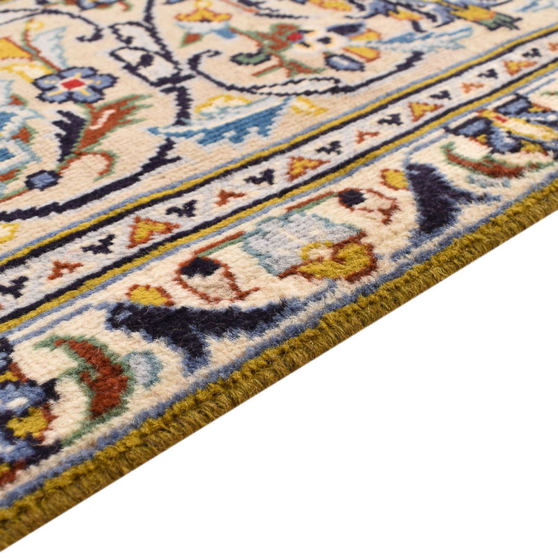 Persisk tæppe - Keshan - 350 x 249 cm - mørk beige