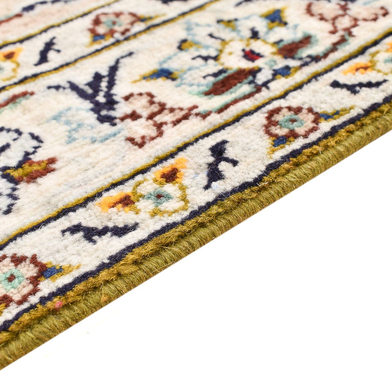 Persisk tæppe - Keshan - 397 x 293 cm - lys beige