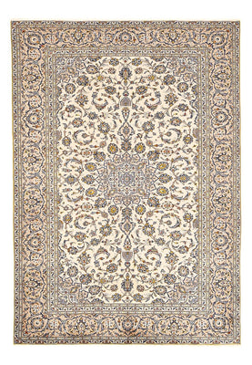 Persisk tæppe - Keshan - 290 x 190 cm - lys beige