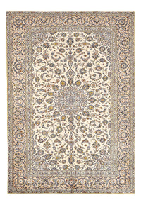 Persisk tæppe - Keshan - 290 x 190 cm - lys beige