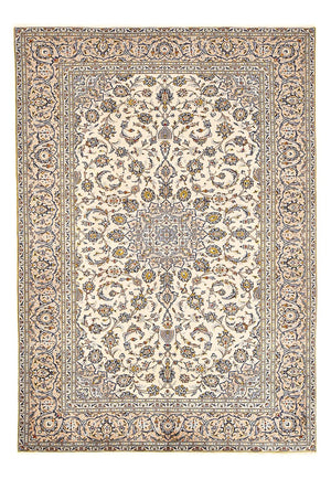 Persisk tæppe - Keshan - 290 x 190 cm - lys beige