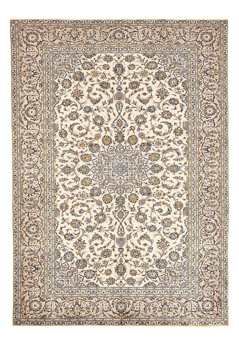Persisk tæppe - Keshan - 290 x 190 cm - lys beige