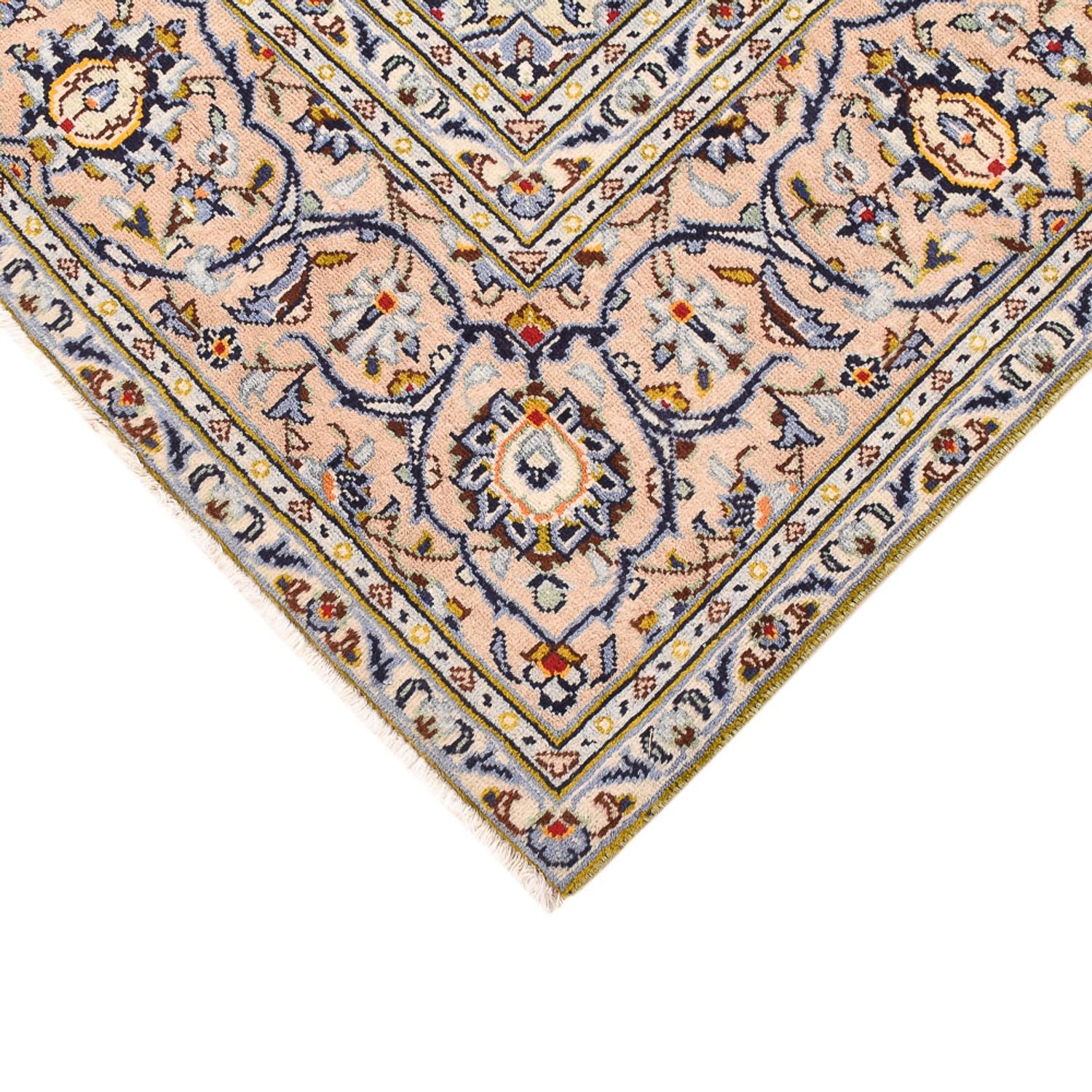 Persisk tæppe - Keshan - 290 x 190 cm - lys beige