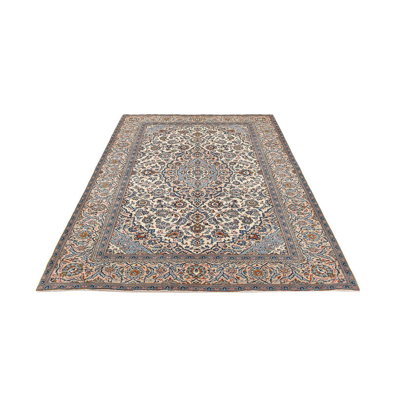 Persisk tæppe - Keshan - 288 x 198 cm - lys beige