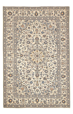 Persisk tæppe - Keshan - 310 x 196 cm - lys beige
