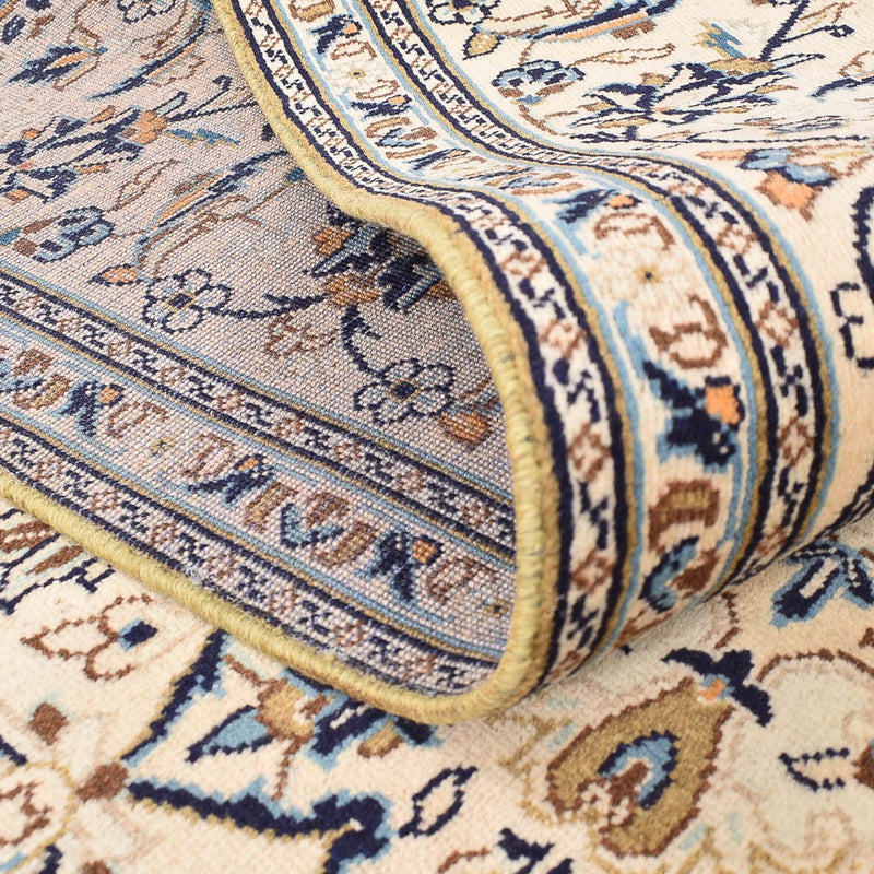 Persisk tæppe - Keshan - 310 x 196 cm - lys beige