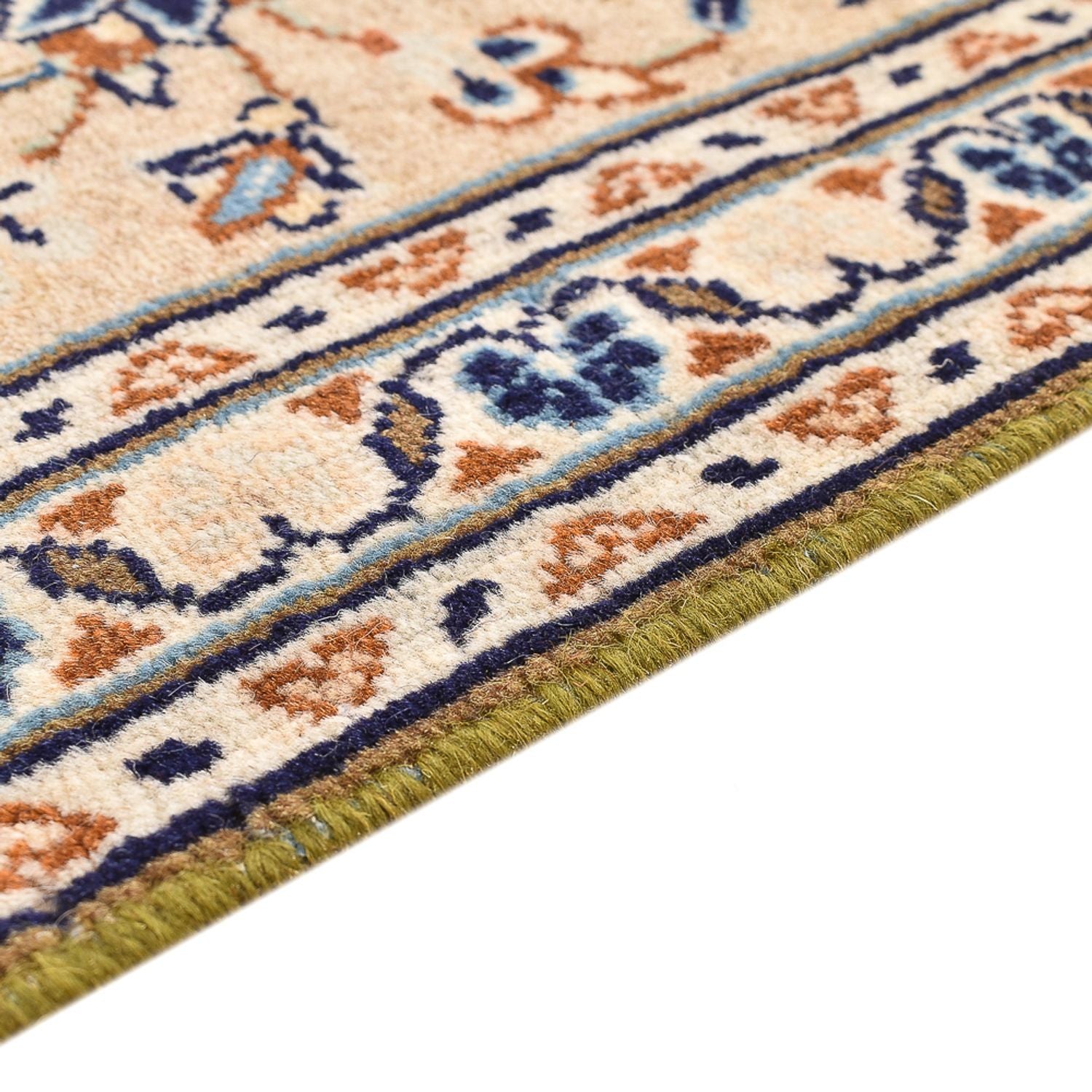 Persisk tæppe - Keshan - 293 x 201 cm - lys beige