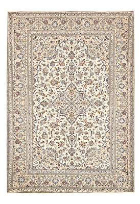 Persisk tæppe - Keshan - 310 x 207 cm - lys beige