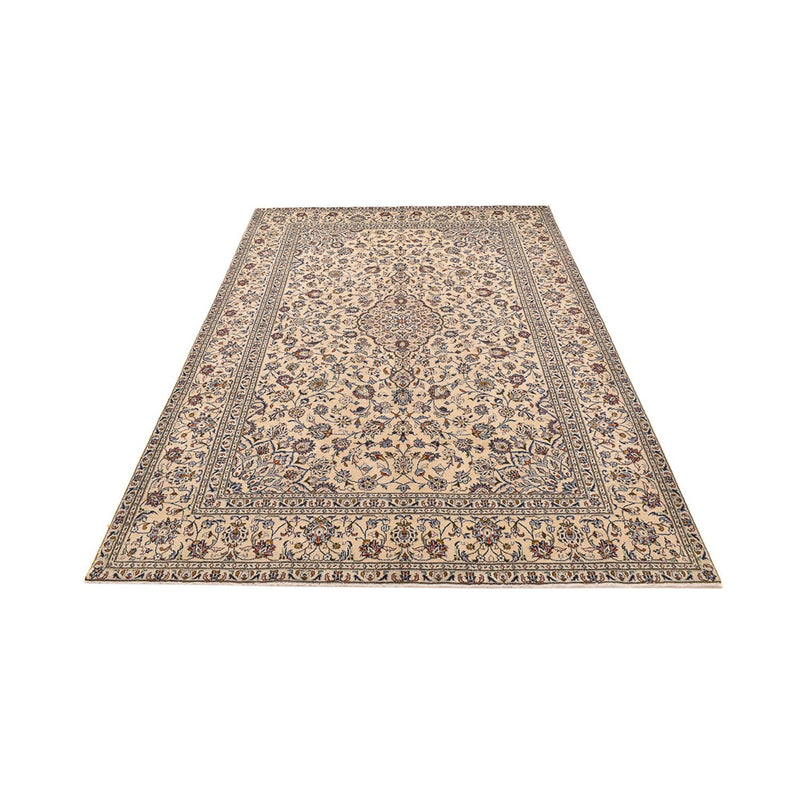 Persisk tæppe - Keshan - 295 x 196 cm - lys beige