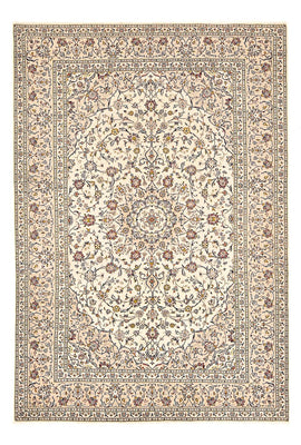 Persisk tæppe - Keshan - 300 x 200 cm - lys beige