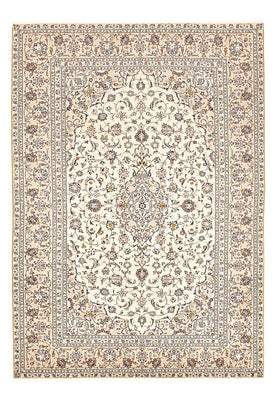 Persisk tæppe - Keshan - 308 x 208 cm - lys beige