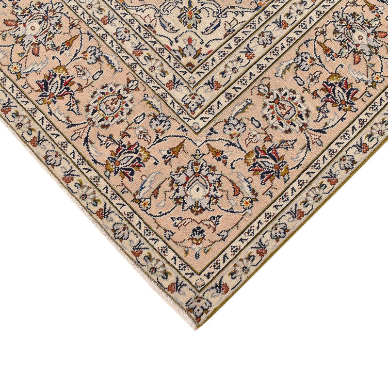 Persisk tæppe - Keshan - 308 x 208 cm - lys beige