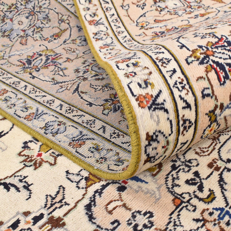 Persisk tæppe - Keshan - 308 x 208 cm - lys beige