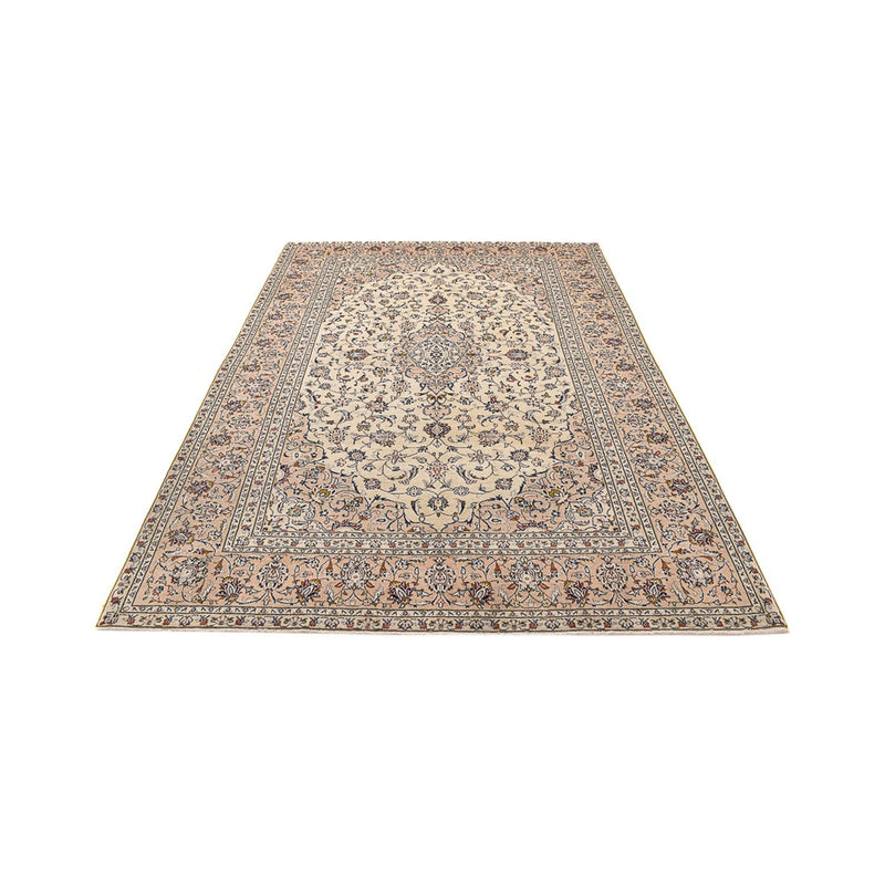 Persisk tæppe - Keshan - 308 x 208 cm - lys beige