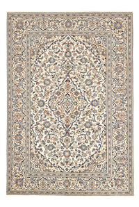Persisk tæppe - Keshan - 300 x 200 cm - lys beige