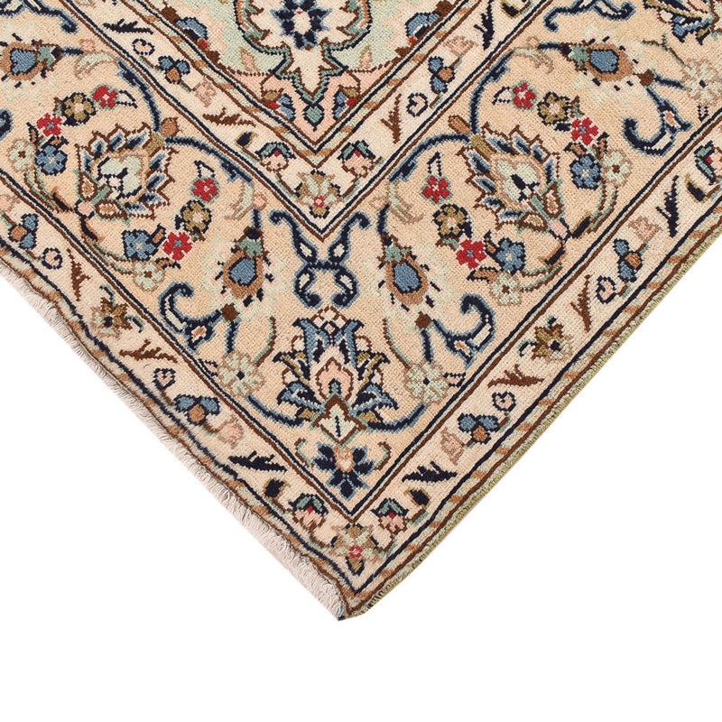 Persisk tæppe - Keshan - 290 x 191 cm - lys beige