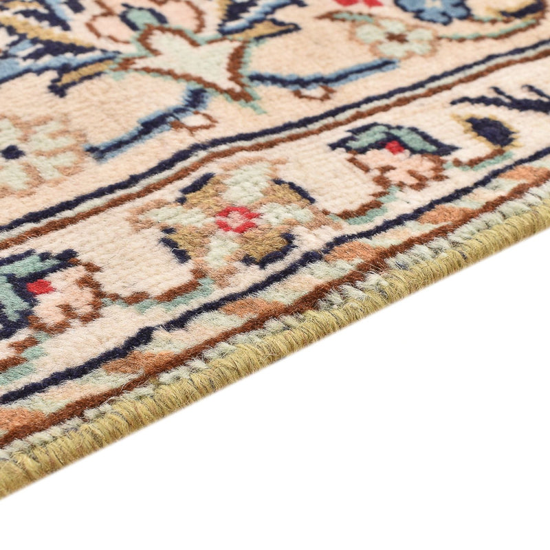 Persisk tæppe - Keshan - 290 x 191 cm - lys beige