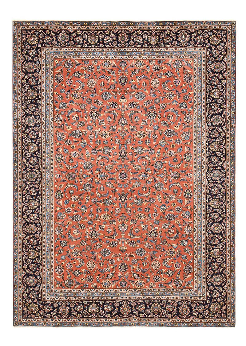 Persisk tæppe - Keshan - 336 x 243 cm - rød
