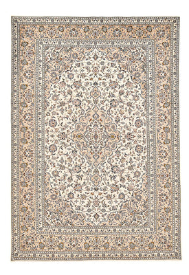 Persisk tæppe - Keshan - 360 x 250 cm - lys beige