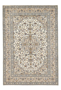 Persisk tæppe - Keshan - 360 x 246 cm - lys beige