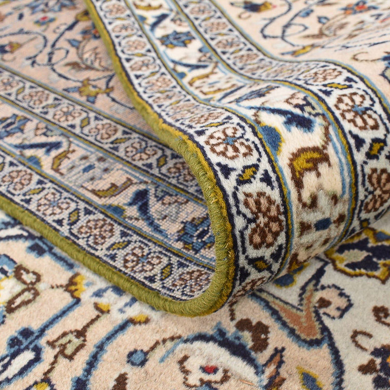 Persisk tæppe - Keshan - 360 x 246 cm - lys beige