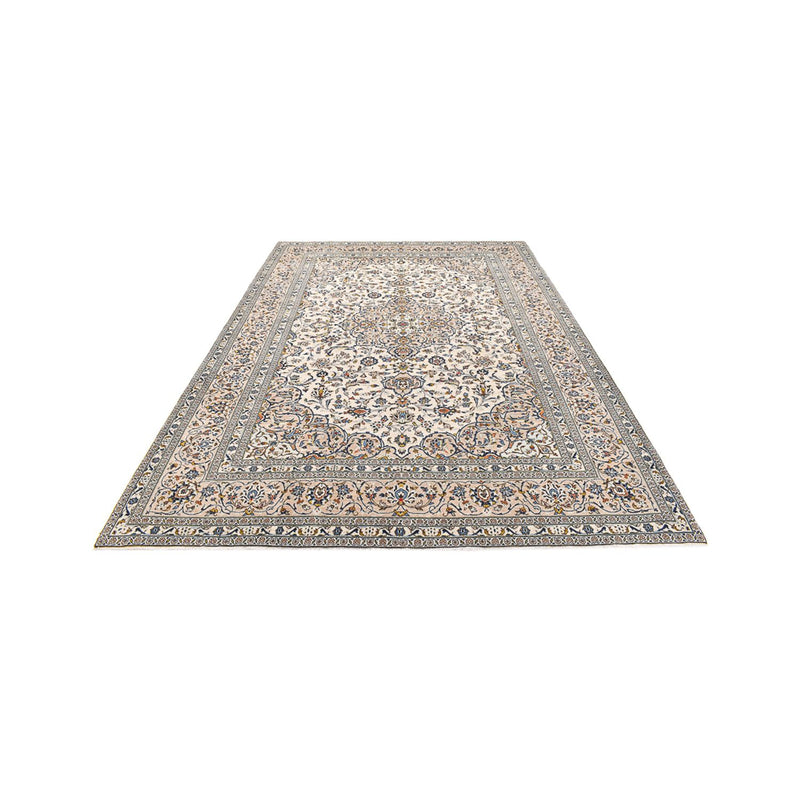 Persisk tæppe - Keshan - 360 x 246 cm - lys beige