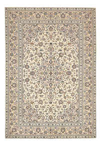 Persisk tæppe - Keshan - 352 x 242 cm - lys beige
