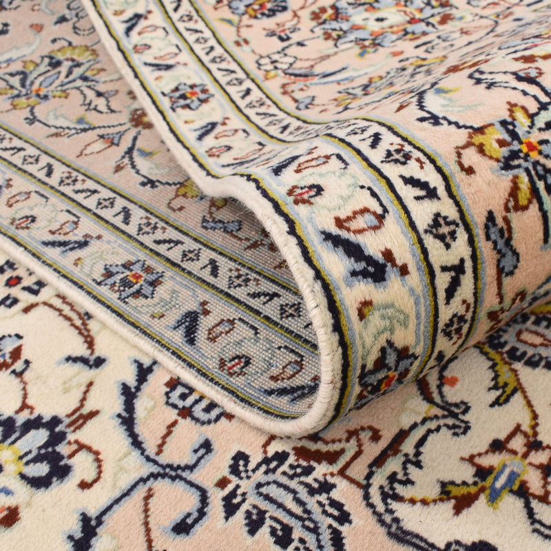 Persisk tæppe - Keshan - 352 x 242 cm - lys beige