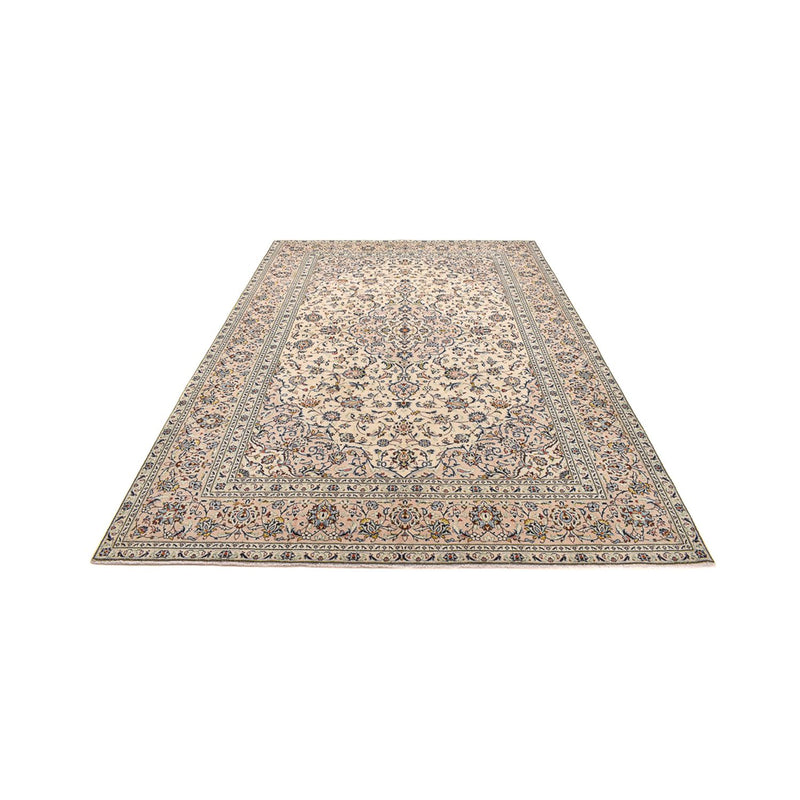Persisk tæppe - Keshan - 352 x 242 cm - lys beige