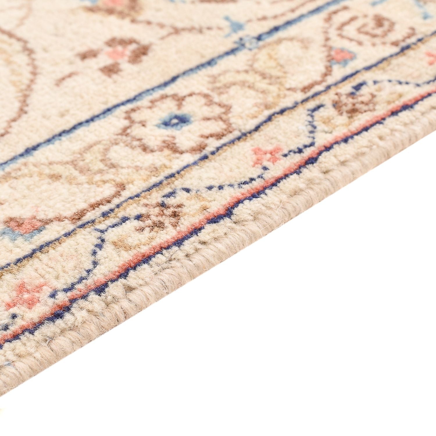 Persisk tæppe - Keshan - 335 x 250 cm - lys beige