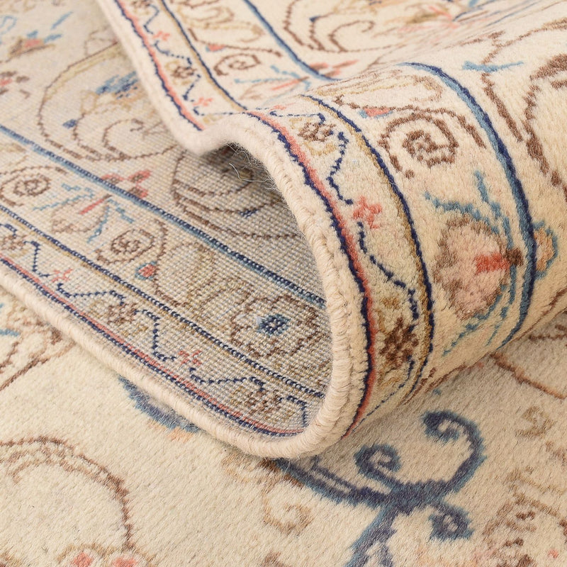 Persisk tæppe - Keshan - 335 x 250 cm - lys beige