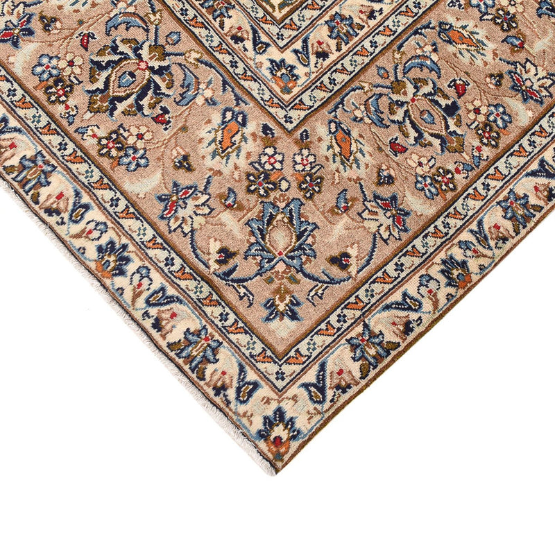 Persisk tæppe - Keshan - 333 x 235 cm - lys beige