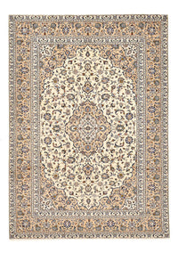 Persisk tæppe - Keshan - 349 x 241 cm - lys beige