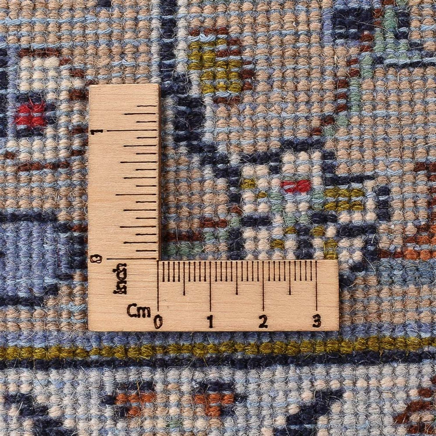 Persisk tæppe - Keshan - 349 x 241 cm - lys beige