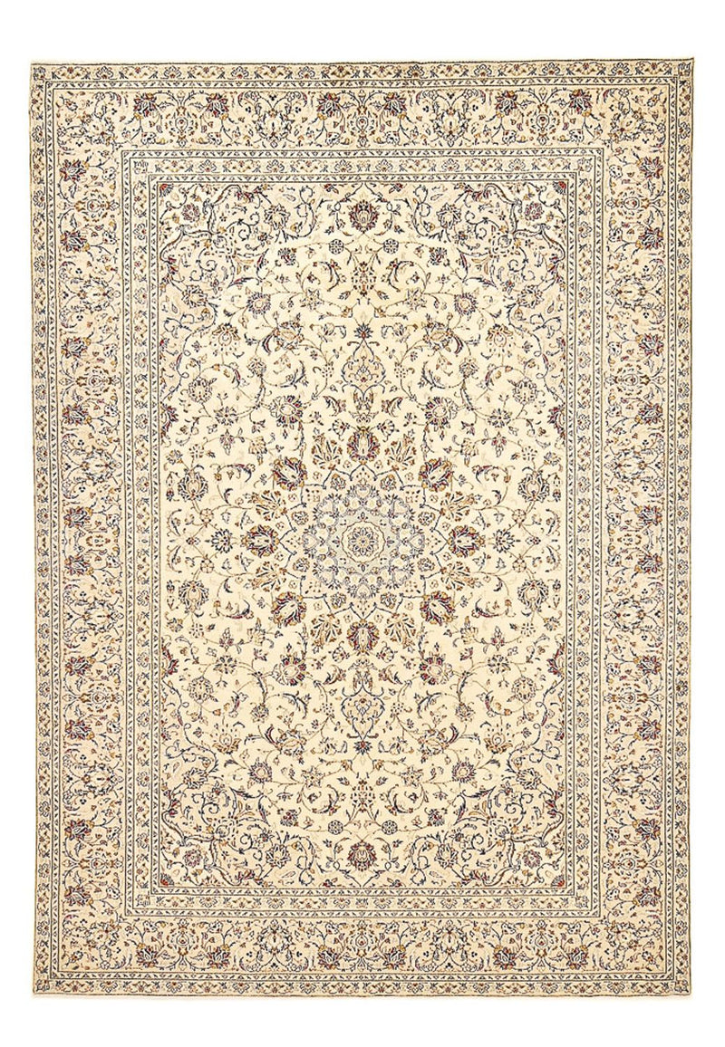 Persisk tæppe - Keshan - 349 x 235 cm - sand