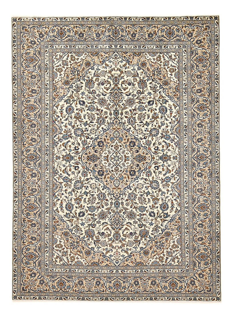 Persisk tæppe - Keshan - 345 x 235 cm - sand