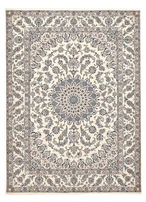 Persisk tæppe - Nain - 342 x 243 cm - lys beige