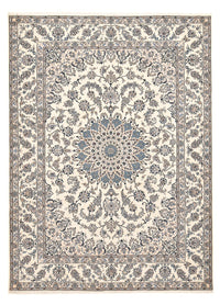 Persisk tæppe - Nain - 342 x 243 cm - lys beige